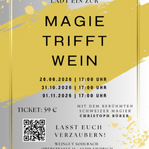 Magie trifft auf Wein 01.11.2026